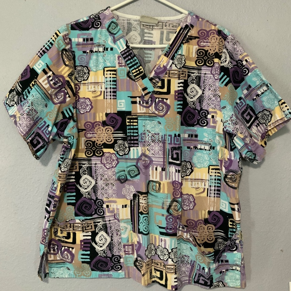 Tafford Scrub Top, Size XL